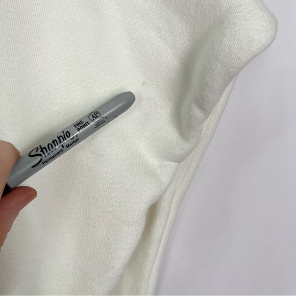 2/$30 Go Couture Ivory Sweat Bodycon Dress sz Medium - Picture 8 of 10